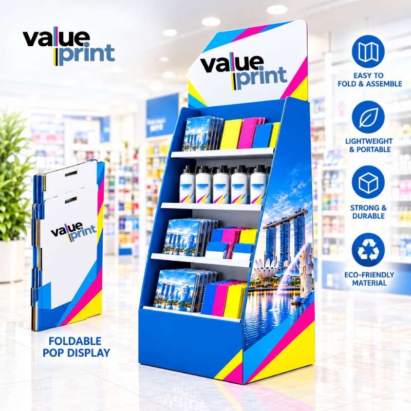 Foldable POP Display